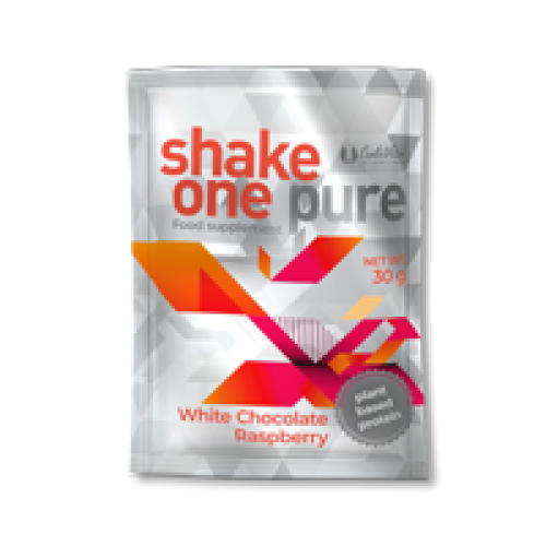 Shake One Pure White Chocolate Raspberry 30g 